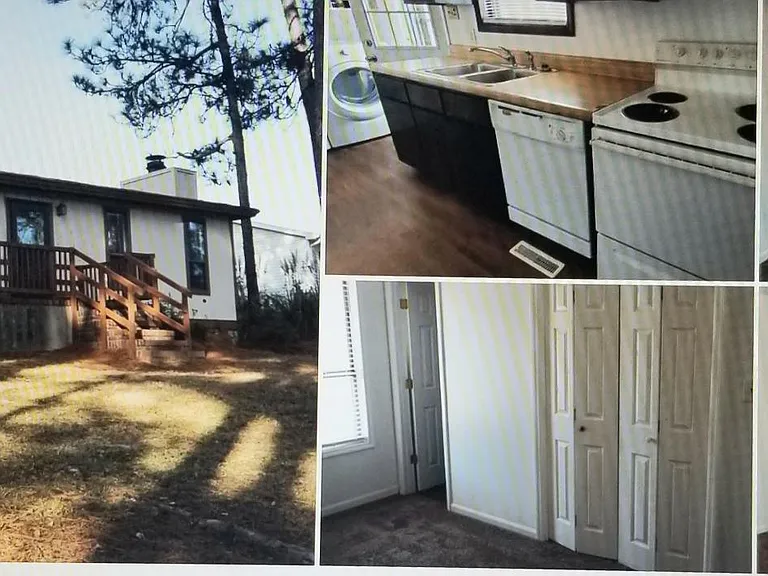 2198 Pine Log Rd Front of House, Kitchen with Appliances, Living Area and Bedrooms