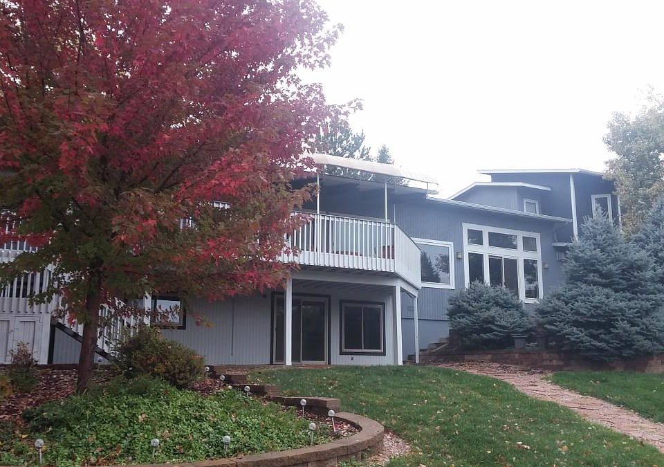 View from the backyard, enjoy over an acre of private, seclu