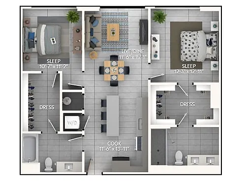 Floor plan C4c