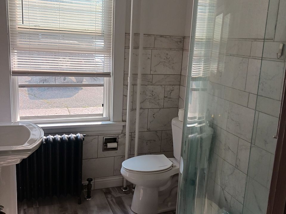 Updated bathroom with Italian tile