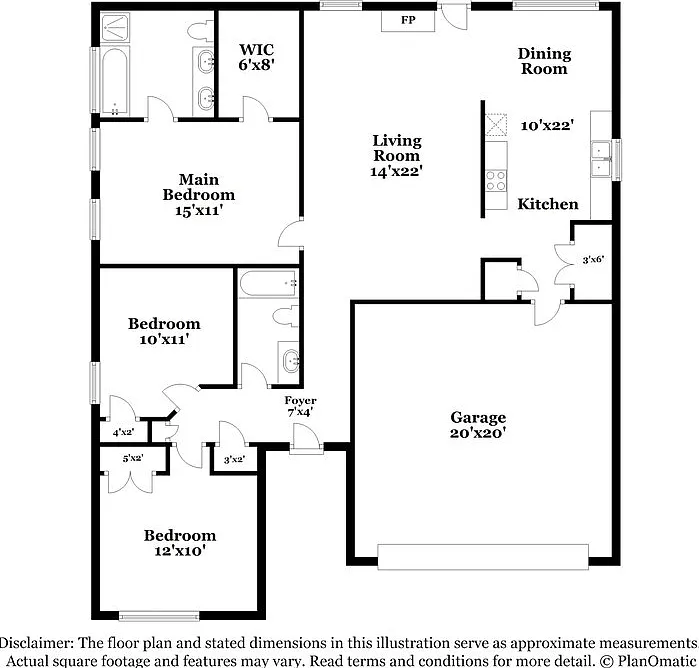 3 bed, 2.0 bath, 1309 sqft, $1,775 — Photo 2