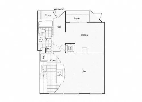 Floor plan Vuitton