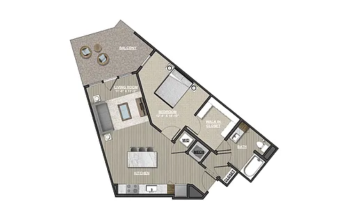 Floor plan A15 - Freesia