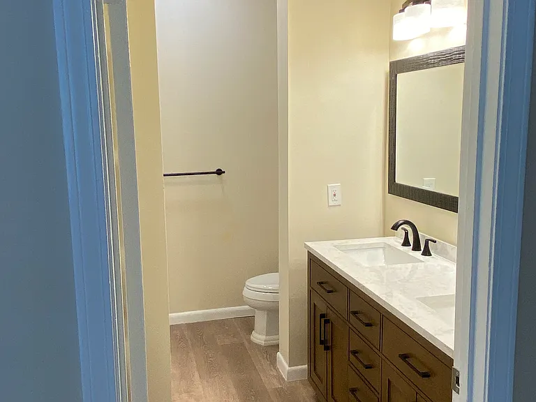 Master Bath with dual sinks