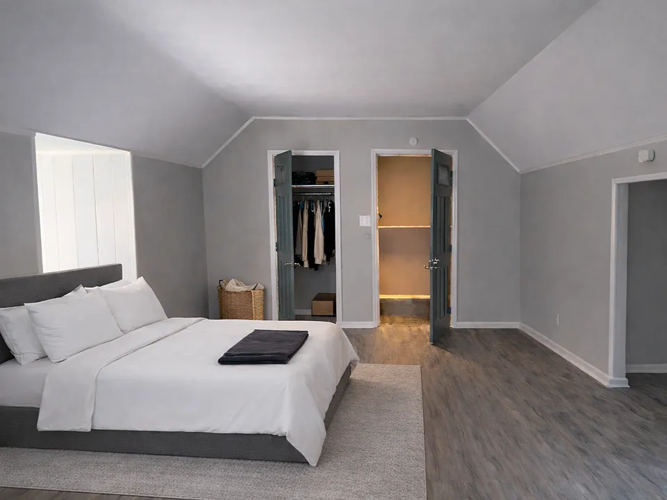 Virtually stage Bedroom