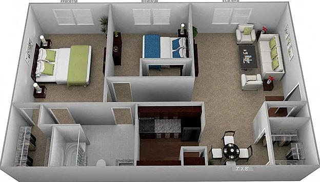 Highland Club Apartments — Photo 32