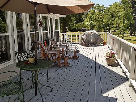 Huge wrap around decking