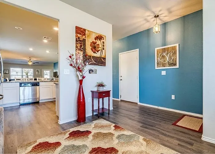 Front entry room