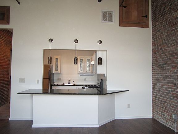 Island and kitchen
