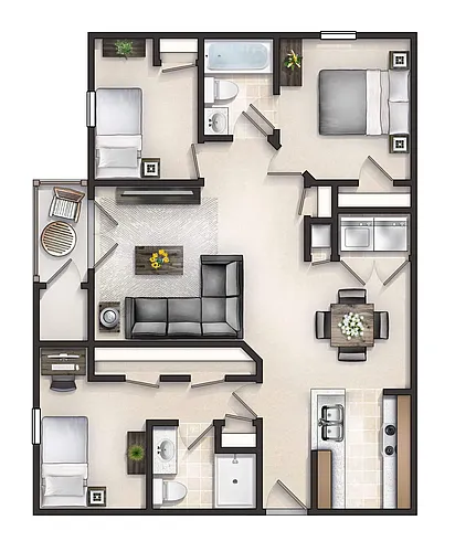 Floor plan The Burlington