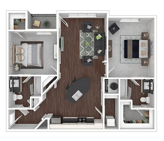 Floor plan B1-E