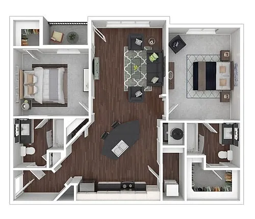 Floor plan B1-E