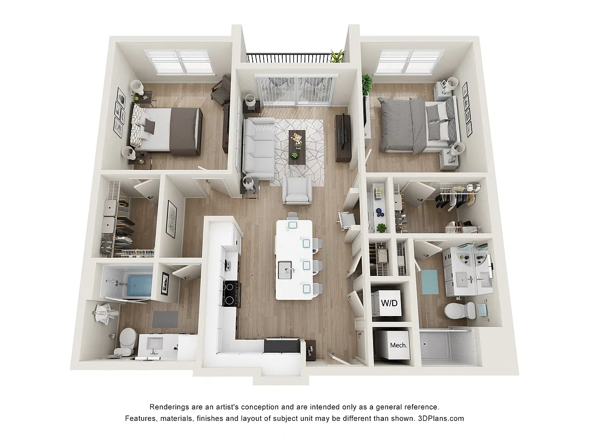 Floor plan 2B