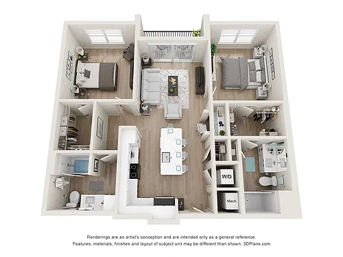 Floor plan 2B