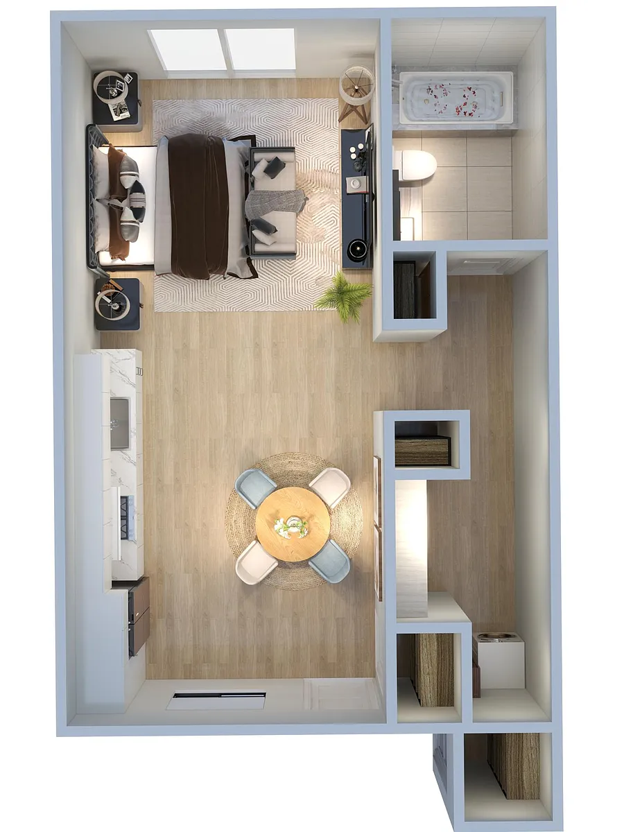 Floor plan Studio