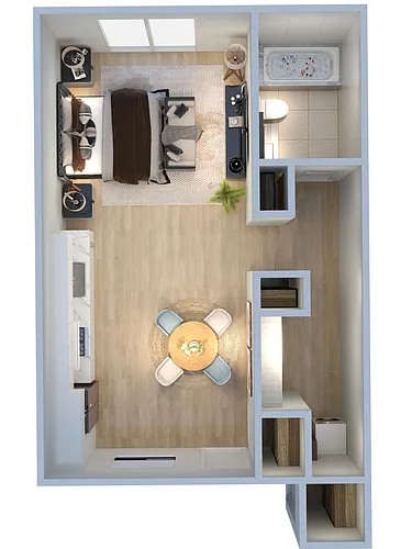Floor plan Studio
