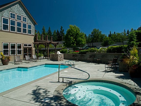 Large outdoor seasonal pool and year-round spa