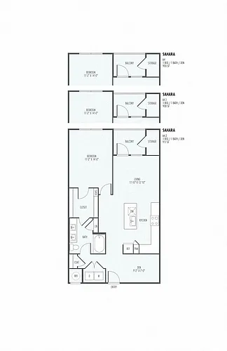 Floor plan Sahara
