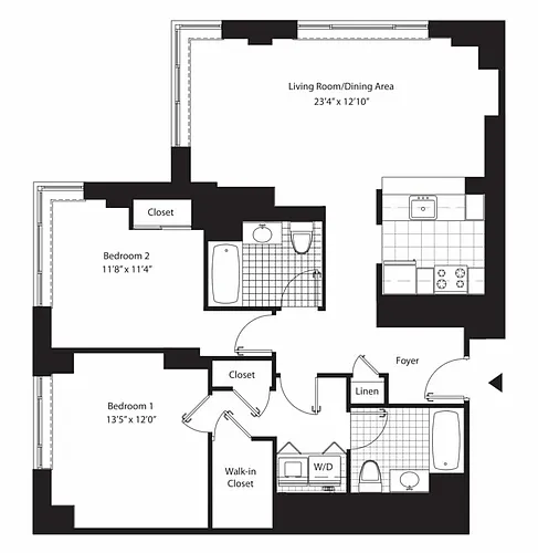 Floor plan Ritz