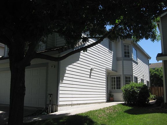 Side of house and front entrance