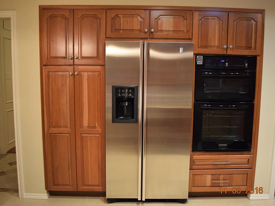Stainless refrigerator stays