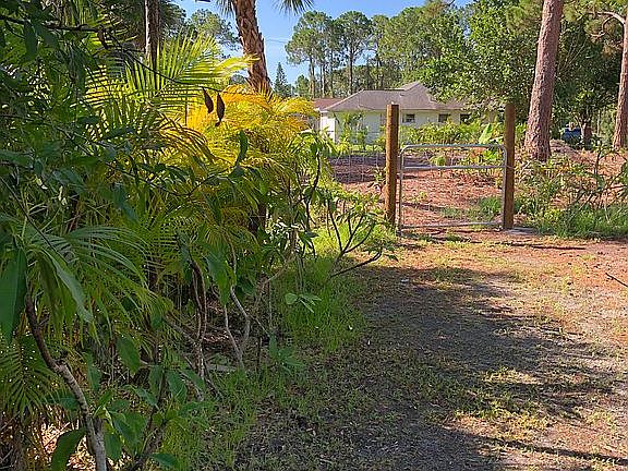 Home lot leading into 2 lots