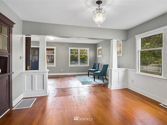 Beautiful original floors and craftsman touches preserved throughout