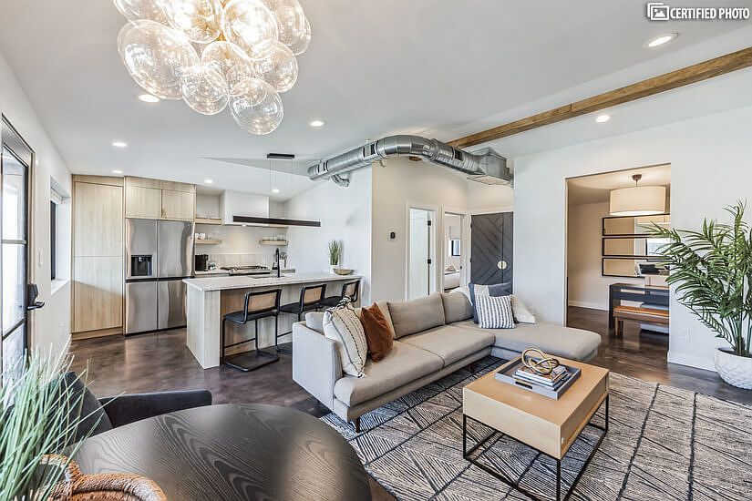 Expanded Living Room and Kitchen View (2)