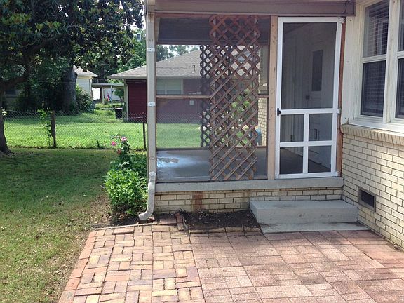 Back porch and patio
