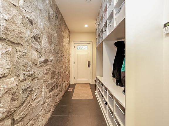 Exterior wall now mudroom 