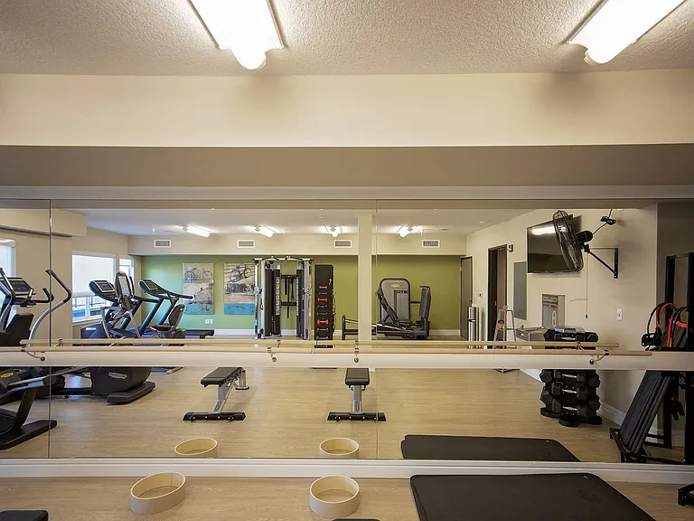 24-hour fitness center