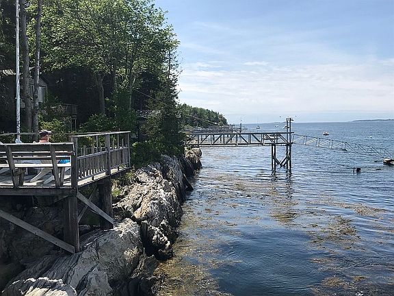 Dock view to Casco Bay