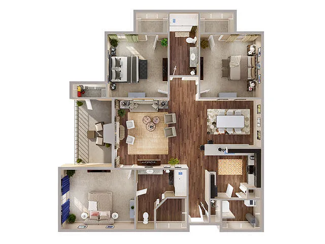 Floor plan Calcasieu Lake