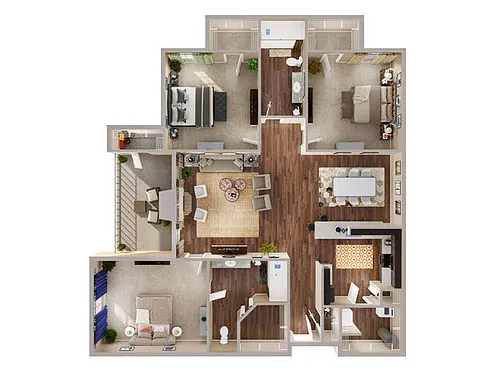 Floor plan Calcasieu Lake