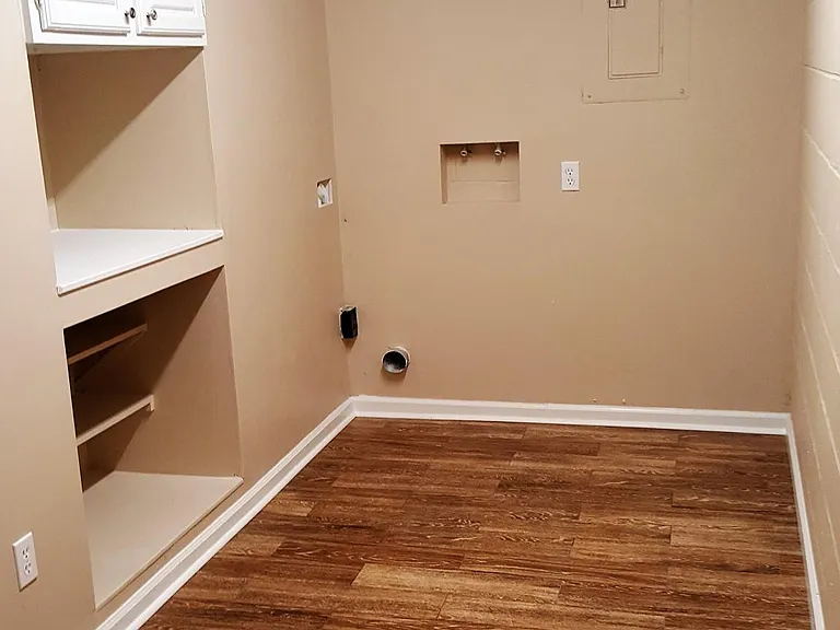 Laundry room down