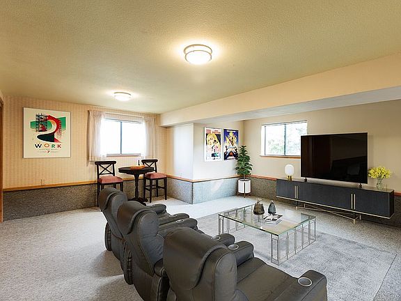 Large rec room downstairs