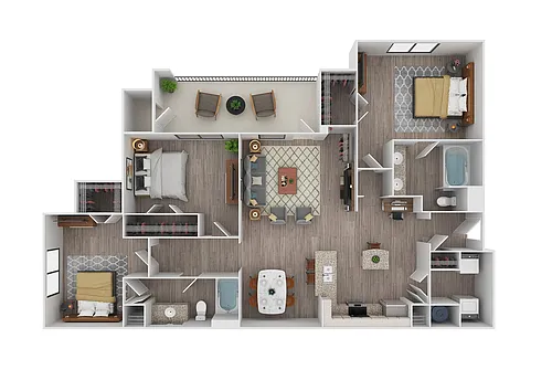 Floor plan C2 | Renovated