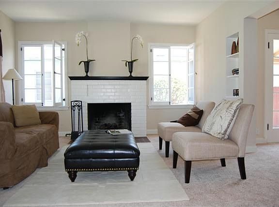 Cozy fireplace for those cold chilly evenings 