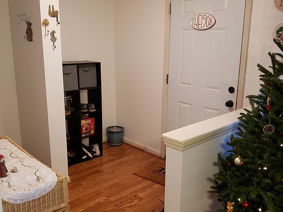 Front entrance and show storage area