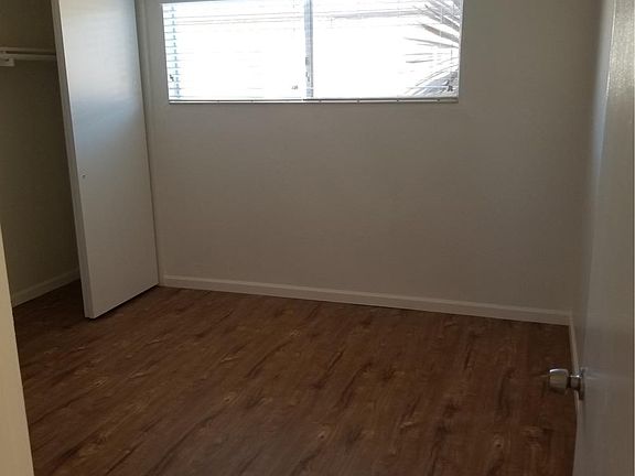 Bedroom with new blinds