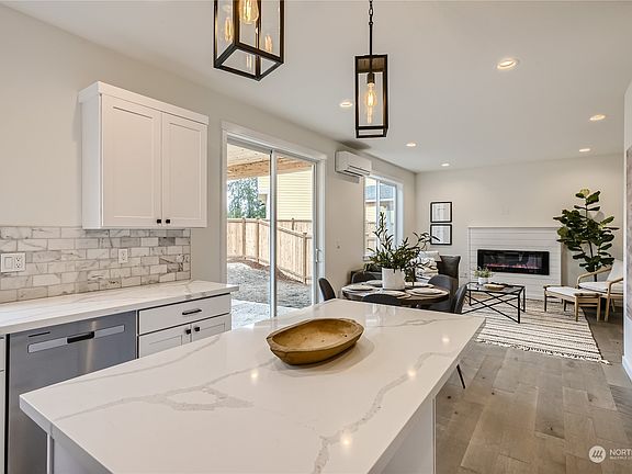 Kitchen open to Great Room>