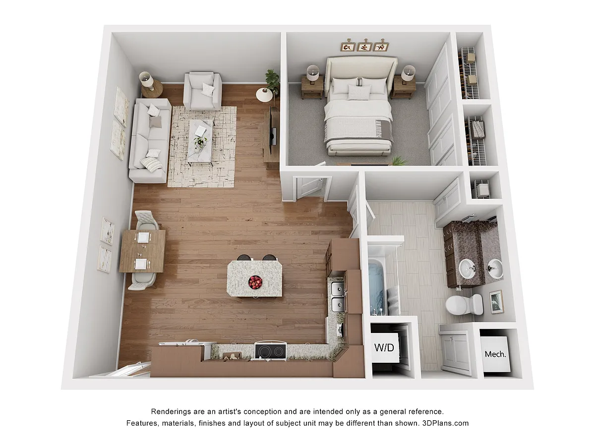 Floor plan 1X1