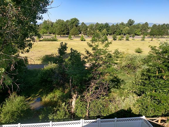 view from the rear deck: Highline canal, Highline trail