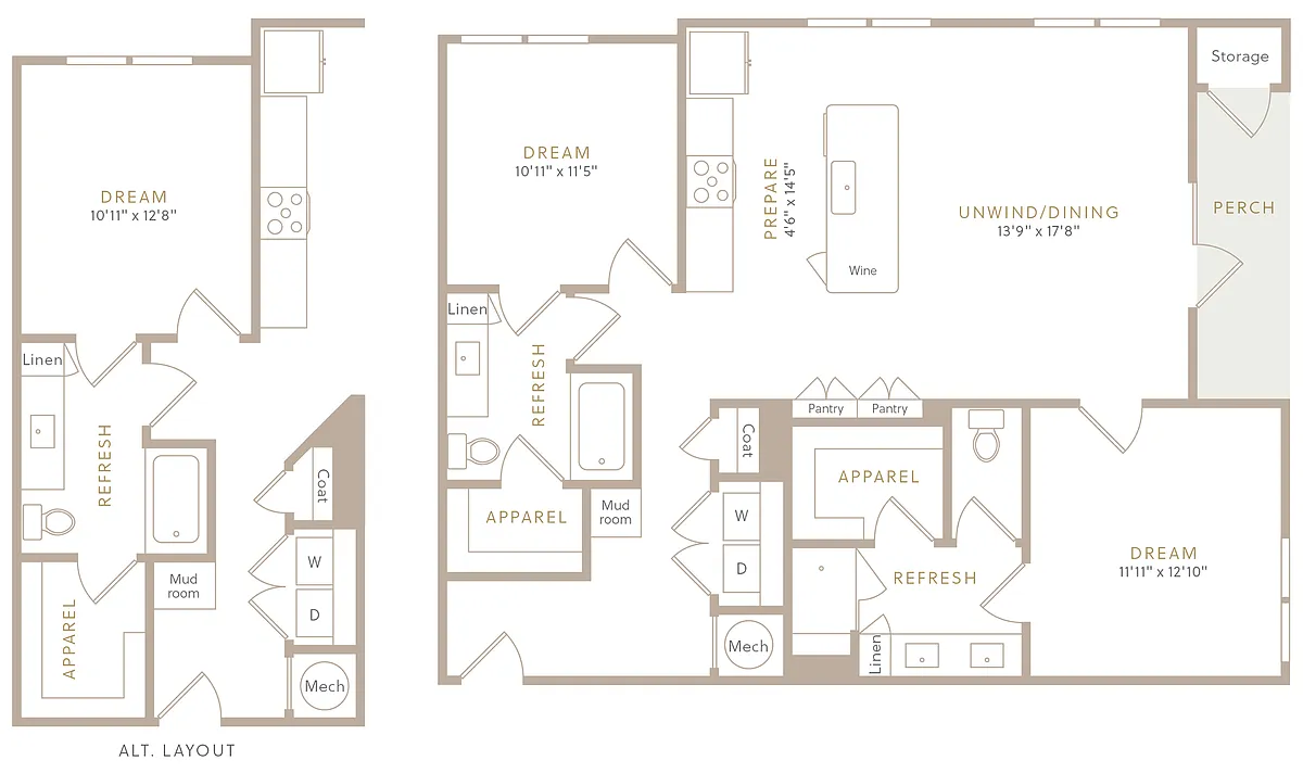 Floor plan B3