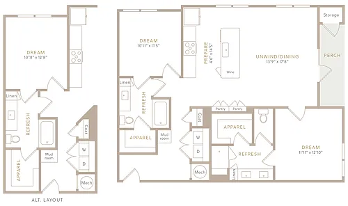 Floor plan B3