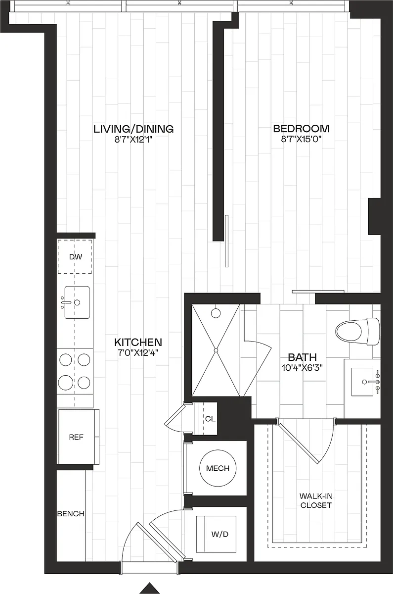 Floor plan B8B