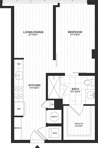 Floor plan B8E