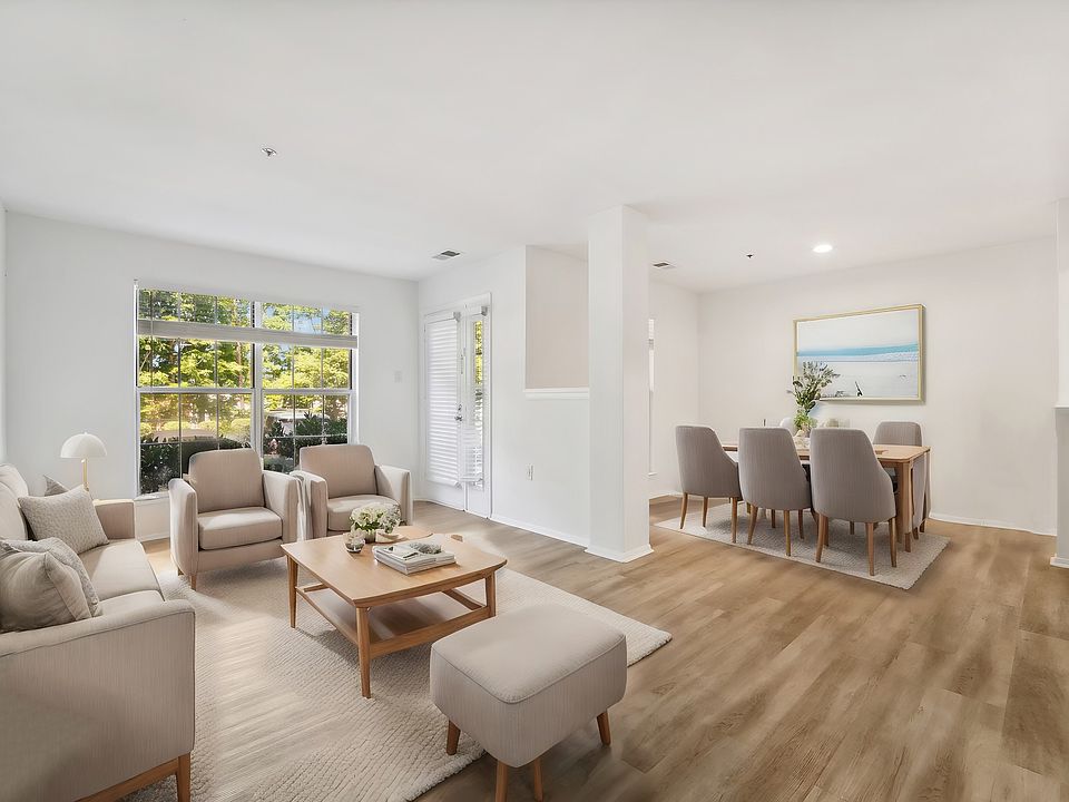 Living Room for the Columbia Floorplan - Renovated Unit