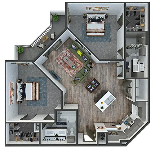 Floor plan Bowery
