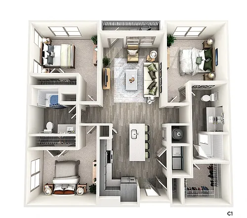 Floor plan C1